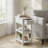 24'' Tall End Table, Narrow Side Table with Drawer and Shelves for Small Space-633413262-648055035