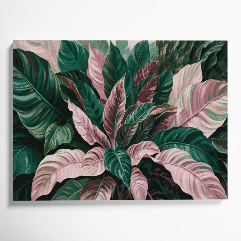 Art mural sur toile Botanical, H 8 po x l 10 po