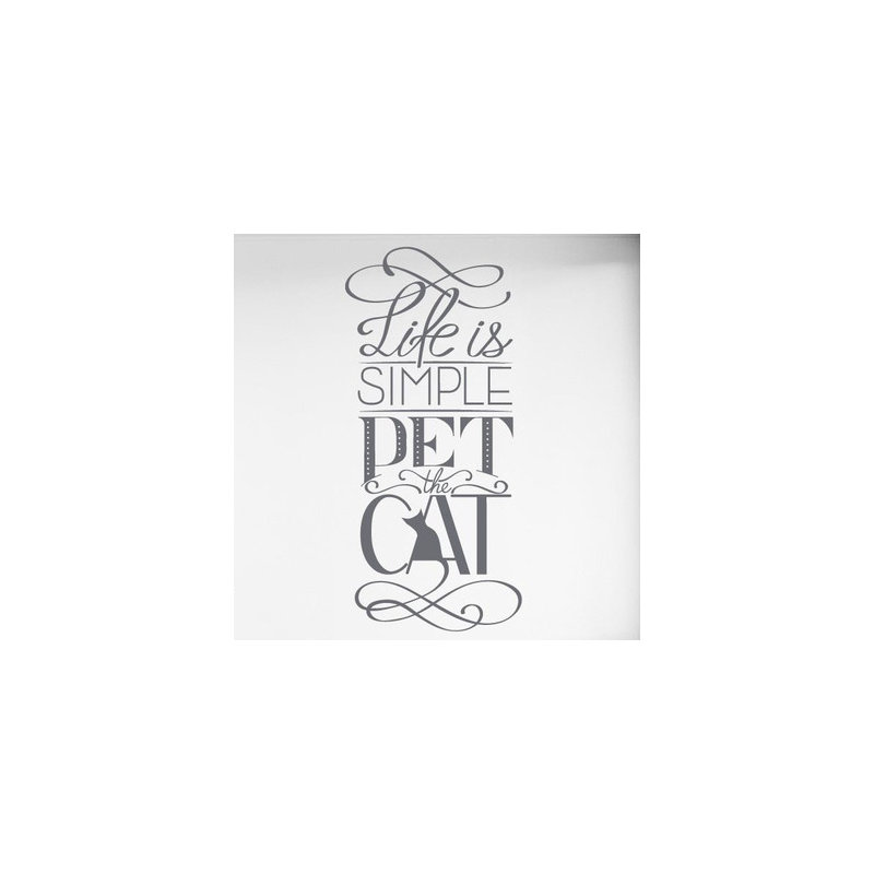 Wall Decal, Medium, Grey