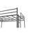 Metal Full Size Loft Bed With Slide And Ladder,  Black