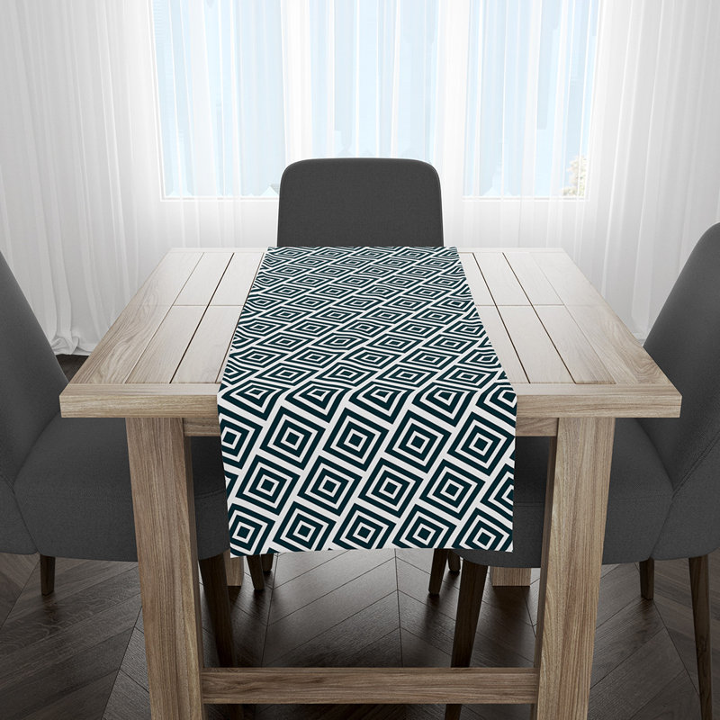 Chemin de table Teignmouth, Bleu menthe