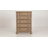 Alek 39" W Transitional Solid Wood 5-Drawer Chest with Dovetail Drawers-725015518