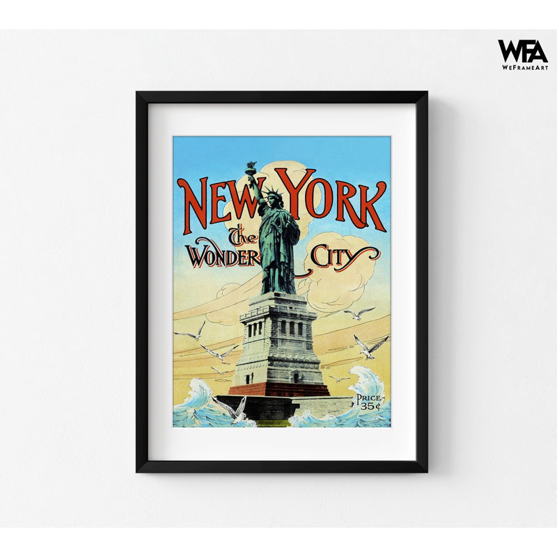 «New York The Wonder City» par Retrotravel, impression d'affiche rétro, impression d'art rétro, H 8 po x l 10 po