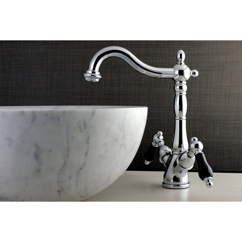 Robinet pour vasque à fixation sur comptoir à deux poignées à 1 ou 3 trous Kingston Brass Duchess, Chrome
