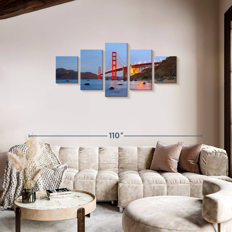 Gate Bright Lights, 34" H x 74" W