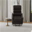 Fauteuil relevable en similicuir brun foncé Bentley-217097646