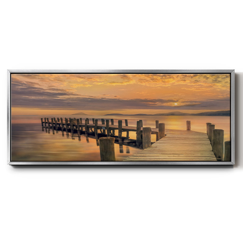 Reaching Out- Framed Canvas, 24" H x 60" W