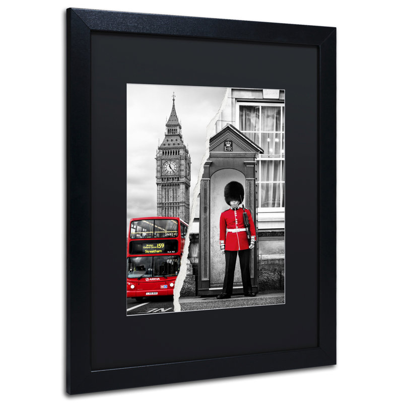 «Look at London», reproduction de photo sur toile encadrée, H 20 po x l 16 po x P 0,5 po