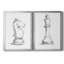 Chess Room Study I - Ensemble de 2 reproductions d'art sur toile-947961067-947961071