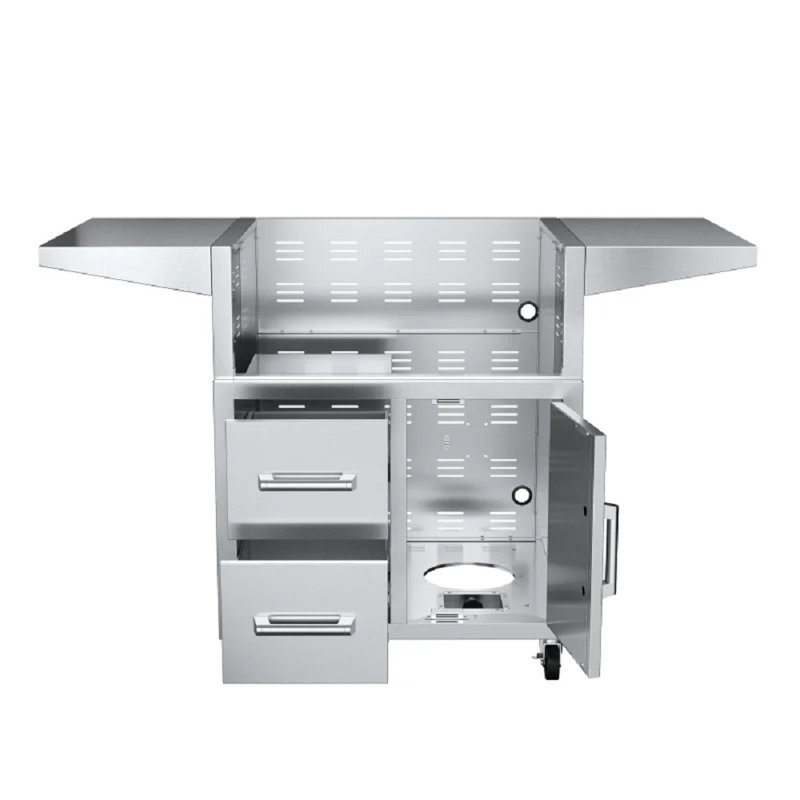 Chariot en acier inoxydable de largeur 30 po edgestar