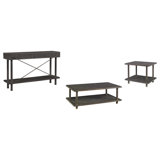 Caribe 2 - Piece Solid Wood Coffee Table Set