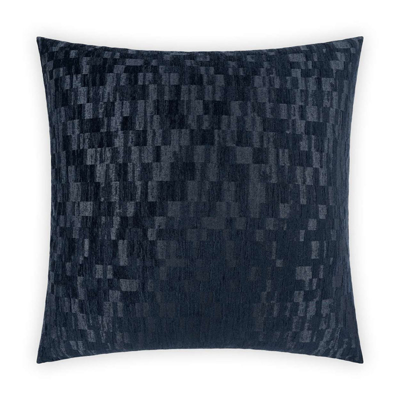 Sector Pillow Cover & Insert, Square 24", Navy