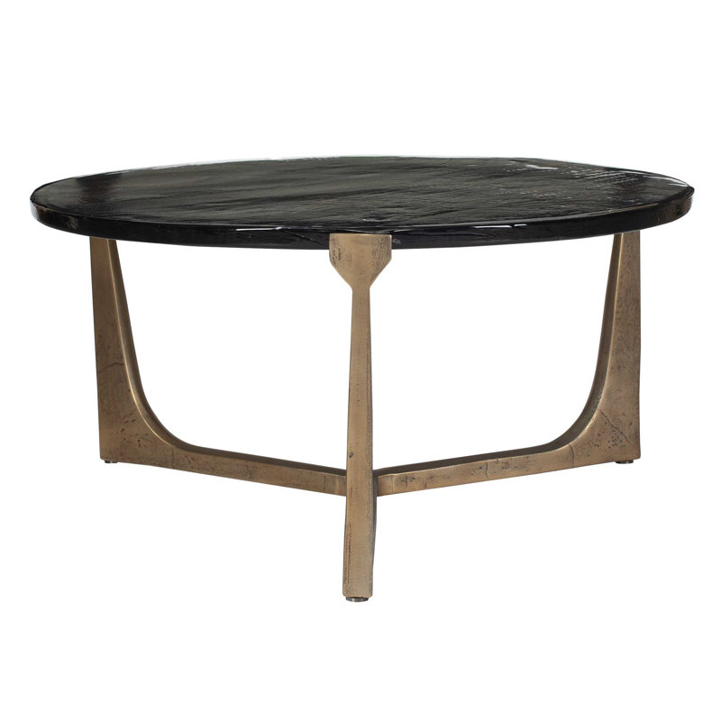 Uttermost Bohdi Outdoor Brass Coffee Table