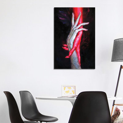 Allure 1 Piece Wrapped Canvas Painting