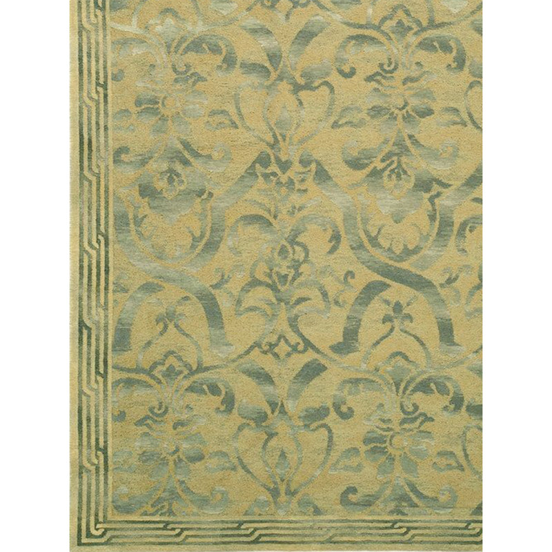 ASRS61GTLGLGR Handmade Wool Area Rug, Rectangle 10' x 14'