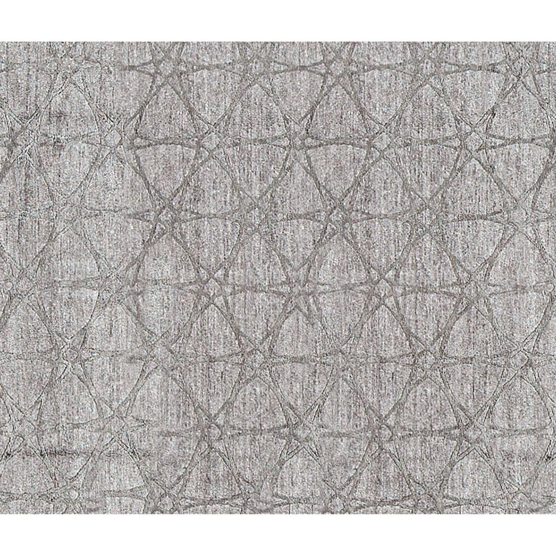 Tapis gris de haute qualité noué à la main Windsom