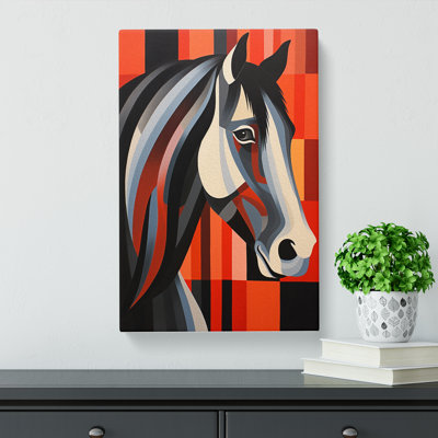 Shire Horse Op - Wrapped Canvas