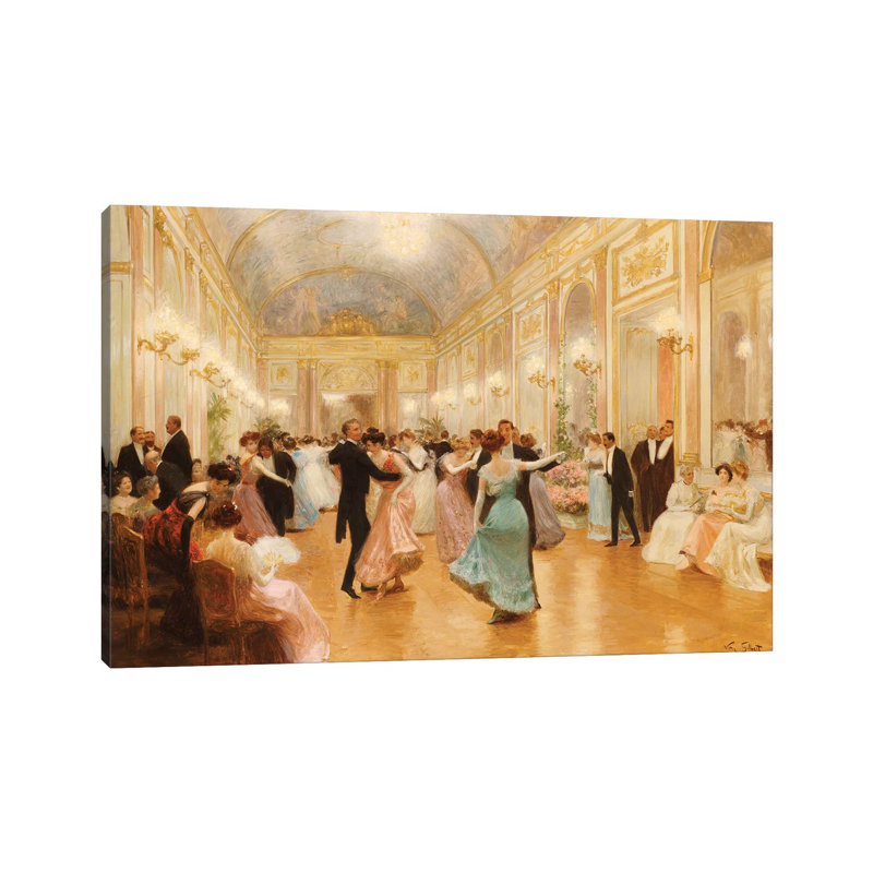 The Ball - Estampe numérique sur toile tendue avec châssis
