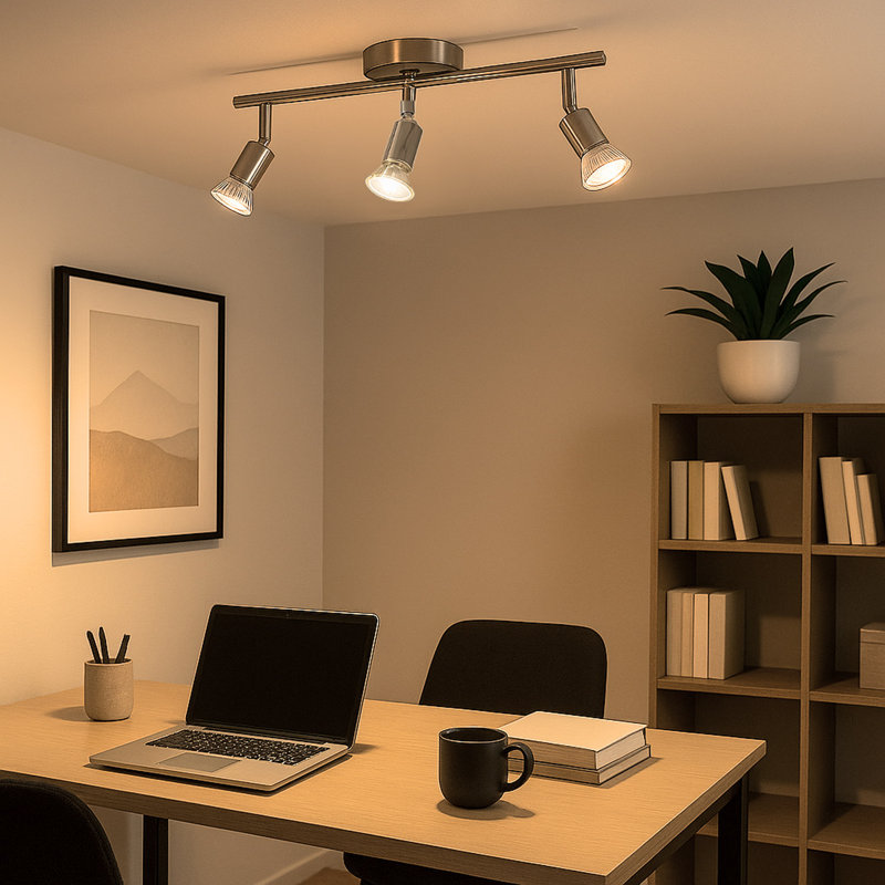 McCallsburg 3-light Spot Light Bar Flush Mount
