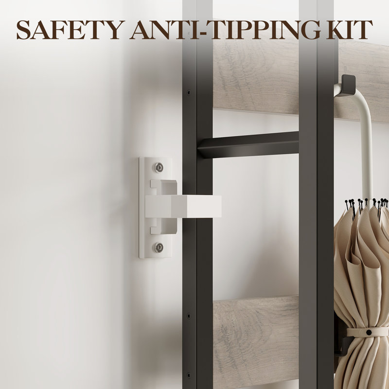 Clothes Rack, Black/Grey