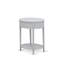 Table de chevet Mid-Century avec 1 tiroir Mid-Century moderne, stable et robuste - Finition gris urbain-268038691