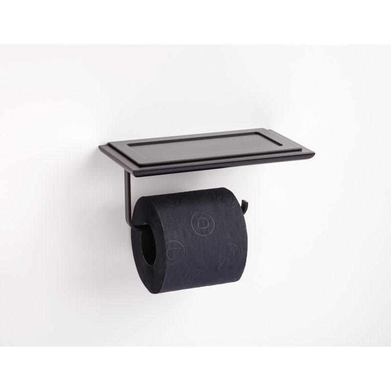 Verona Wall Mount Toilet Paper Holder with Soap Holder