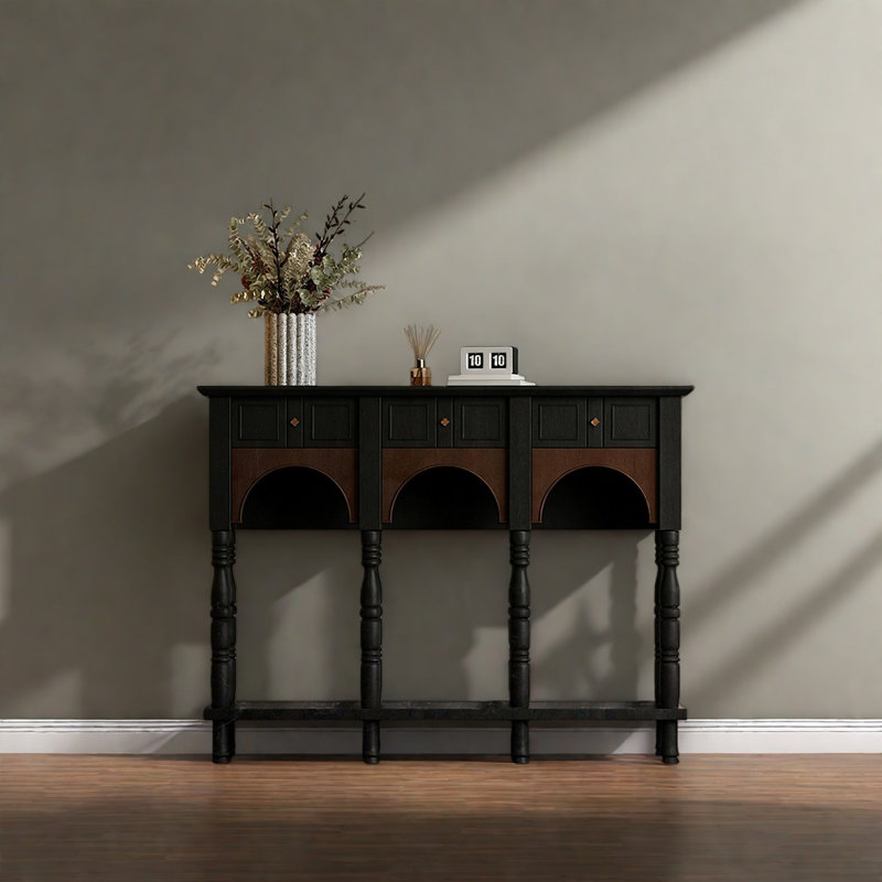 Console Retro, H 35,43 po x l 39,37 po x P 13,78 po