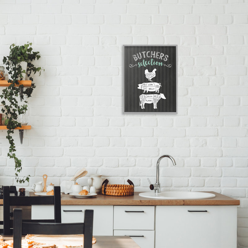 Giclée encadrée par Butchers, Estampe numérique Farmhouse, H 14 po x l 11 po