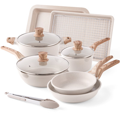 Caannasweis Nonstick Cookware Sets Kitchen Pots and Pans