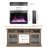 23"Electric Fireplace Insert