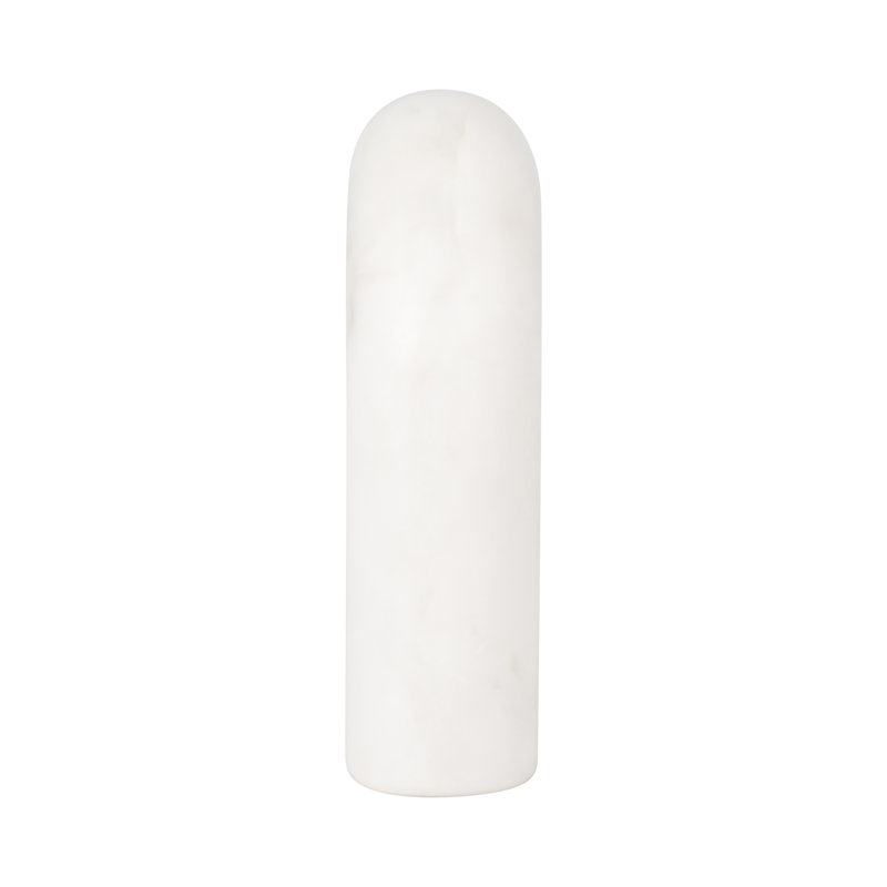 Rounded Horseshoe Marble Sculpture, 6" H x 5" W x 2" D