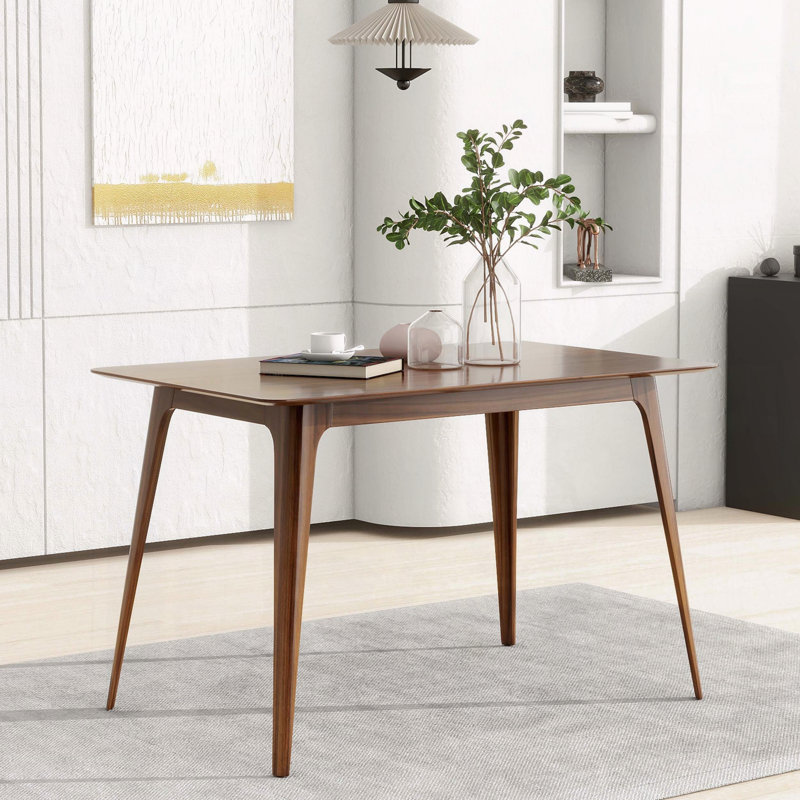 Table de salle à manger 47,2 pouces Mid-Century