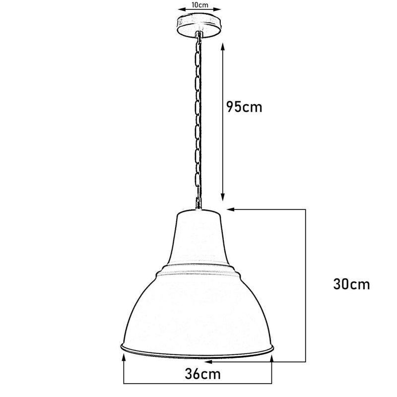 Anthonio 1 - Light Pendant, Yellow