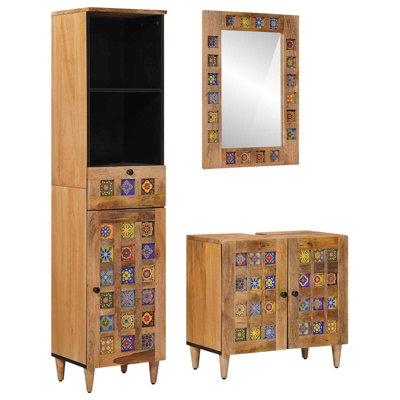 Vanity & Mirror Set