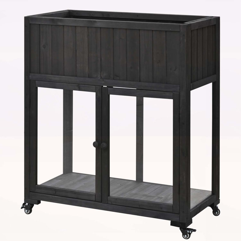 Mini serre polyvalente avec des caractéristiques avancées pour toutes les saisons, Noir