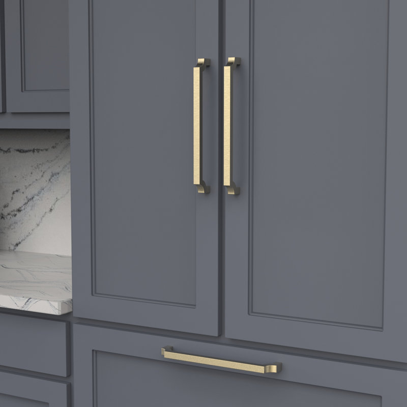 Monarch Collection Appliance Pull - Cabinet Pull - Transitional Hardware for Drawers & Cabinets, Champagne Bronze, 12"