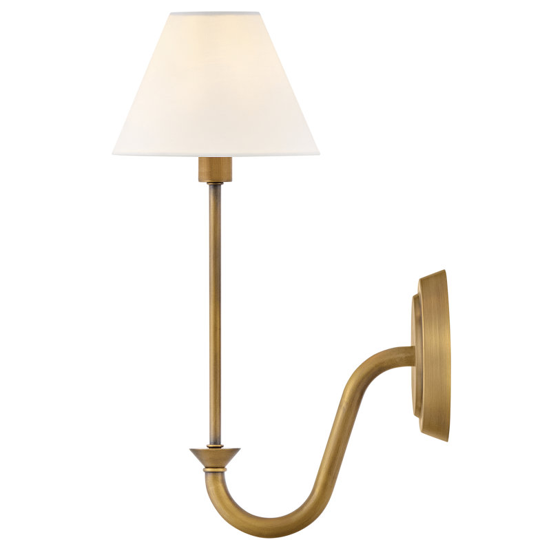 Greta Linen Wall Sconce by Hinkley, Gold