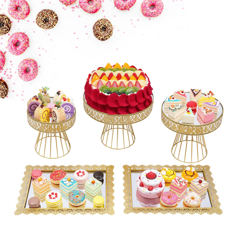 Présentoir à dessert 5 pièces Jainee