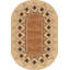 Tapis ovale en jute de coton tissé lavable à la machine Sun Collection-1606083301