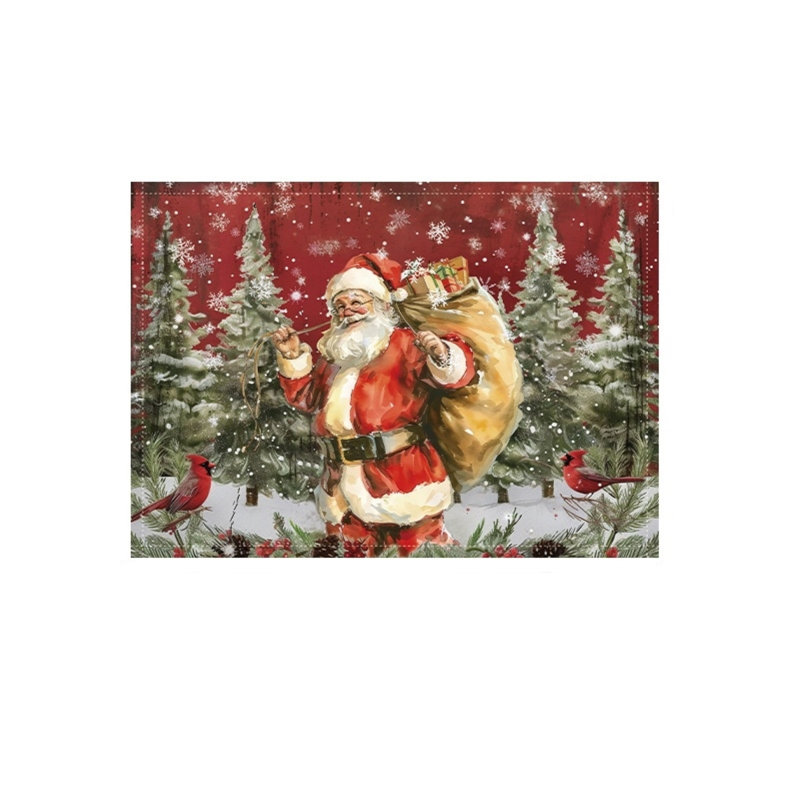 Ensemble de 4 napperons Christmas Christmas