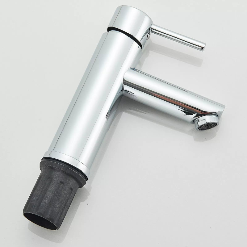 Brumley Modern Bathroom Tap Single Lever Waterfall Sink Faucet Chrome Mono Basin Mixer