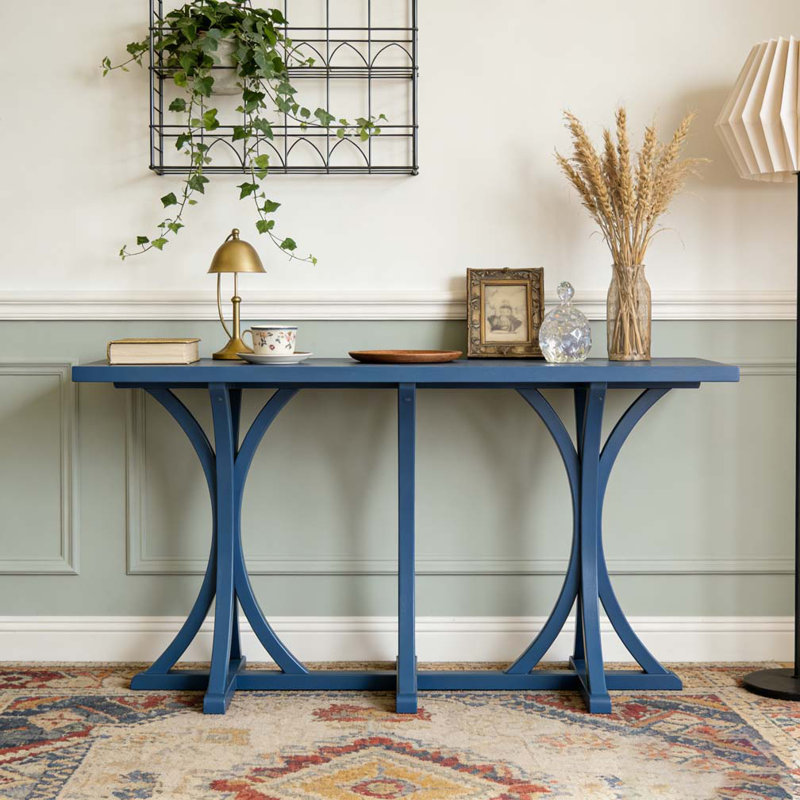 Console de placage en chêne, Marine