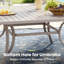 Ensemble repas pour 8 personnes avec chaises pivotantes 360 ° Textilene-2053484609