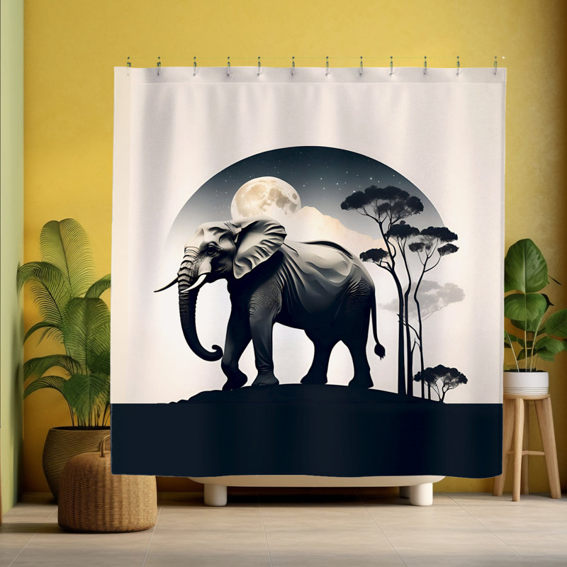 Rideau de douche Tembo Elephant