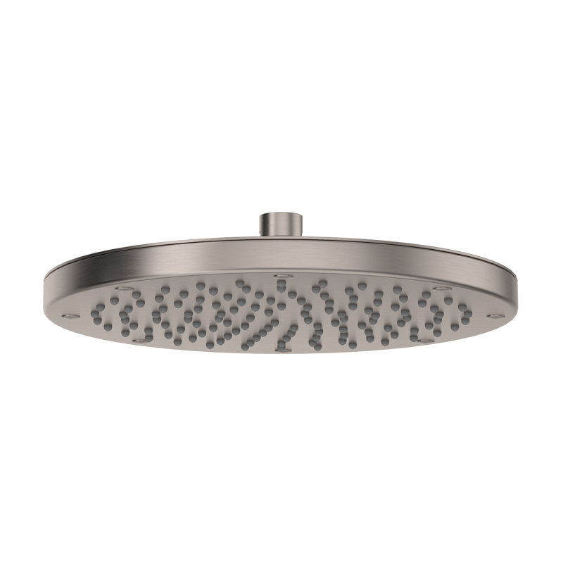 9.88" Rain Fixed Shower Head, Satin Nickel