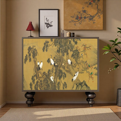 Armoire de rangement rétro de style chinois