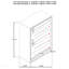 Commode de chambre 5 tiroirs Taupe