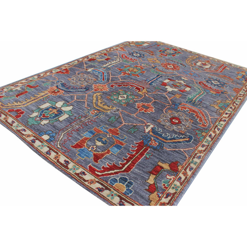 One-of-a-Kind 3'4" X 4'10" Hand Knotted Area Rug