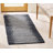 Exley Hand Woven Leather/Cotton Geometric Rug in Gray-1686898912