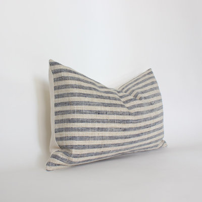 Blue Stripe Pillow Cover